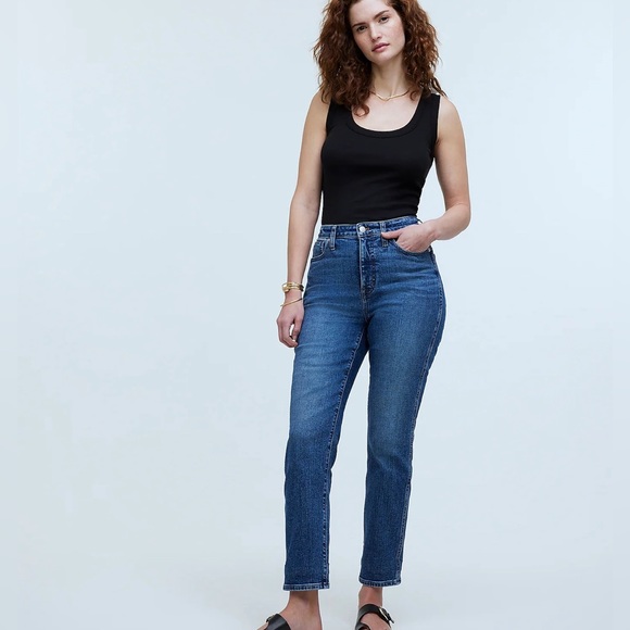 Madewell Curvy Stovepipe Jeans Size 27 - Picture 1 of 6